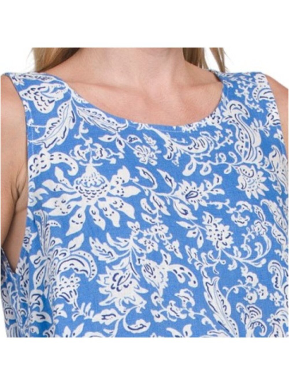 RACHEL ZOE Linen Trapeze Mini Dress - Picture 3 of 5